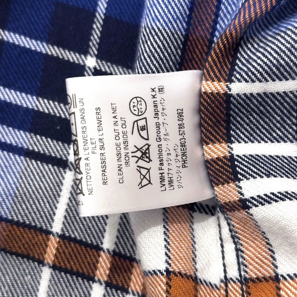 **Sold** Givenchy Pieced Flannel Shirt - Picture 8 of 9